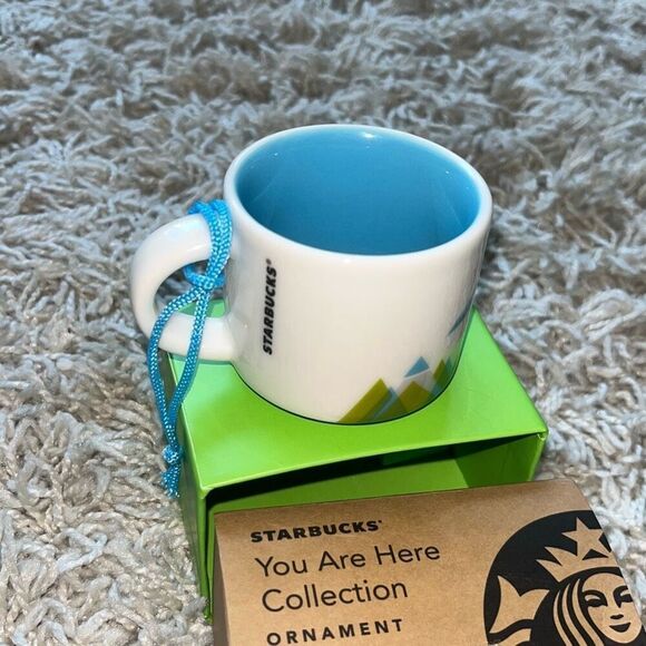 NIB Starbucks Coffee You Are Here Collection Seattle Mug/Ornament 2floz - Picture 3 of 10
